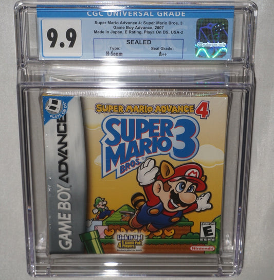 Super Mario Bros 3 4 (Nintendo Game Boy Advance GBA) CGC 9.9 A++ NEW Sealed