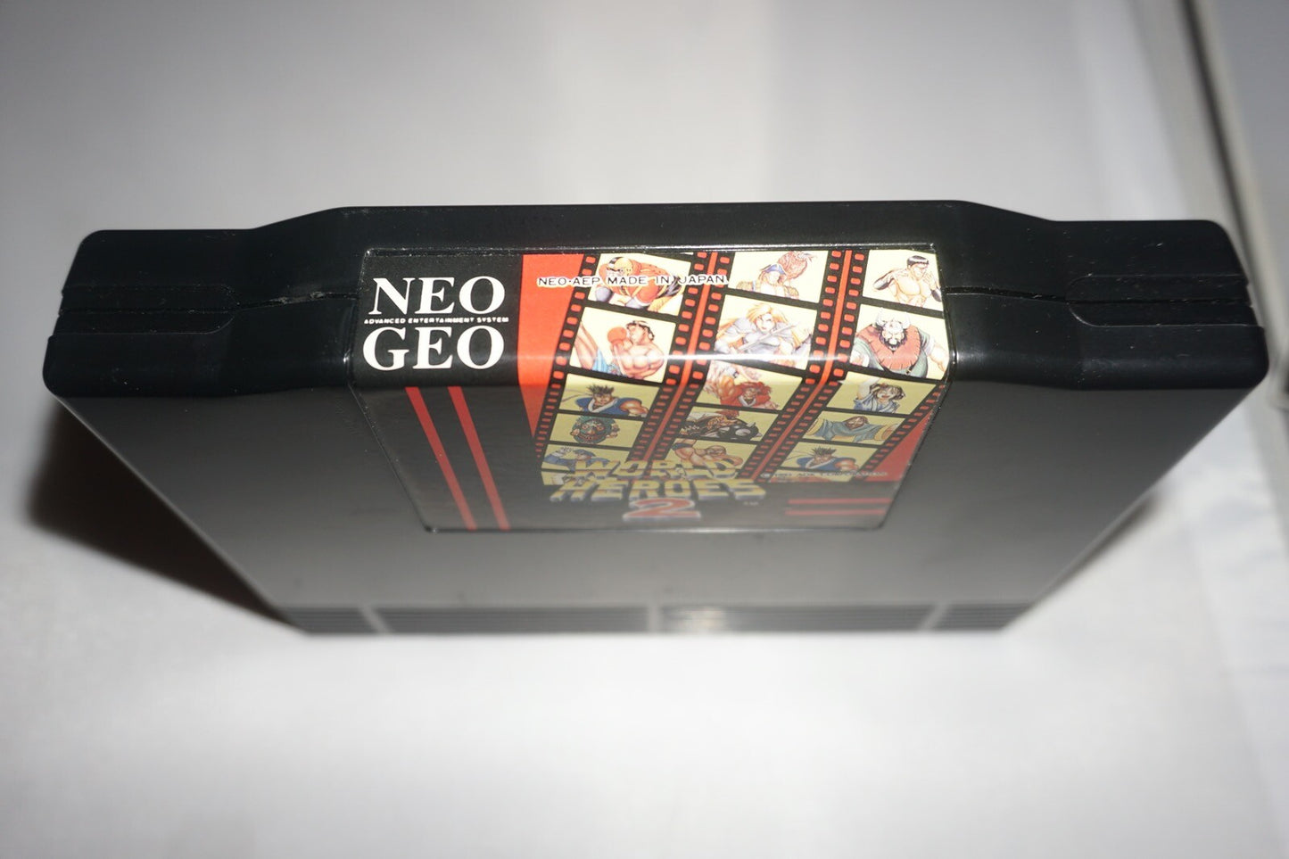 World Heroes 2 Dog Tag (Neo Geo AES English) Complete in Box