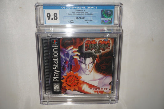 Tekken 3 (Sony Playstation ps1) CGC 9.8 A NEW Sealed