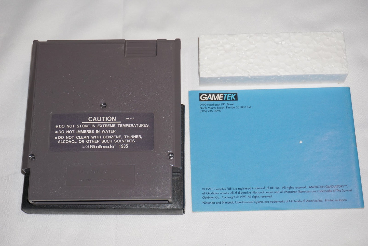 American Gladiators (Nintendo NES) Complete in Box CIB