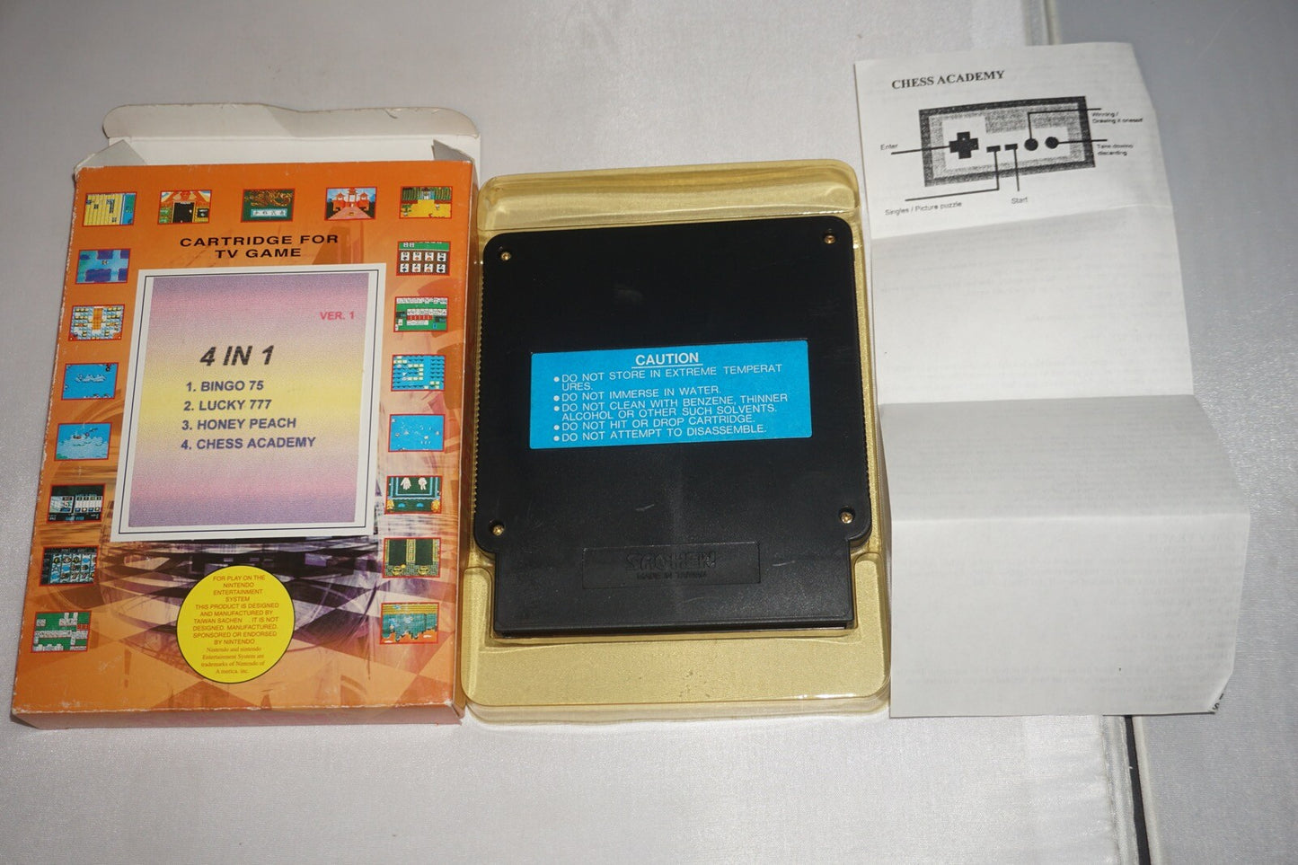 Sachen 4 In 1 (Nintendo NES) Complete in Box CIB