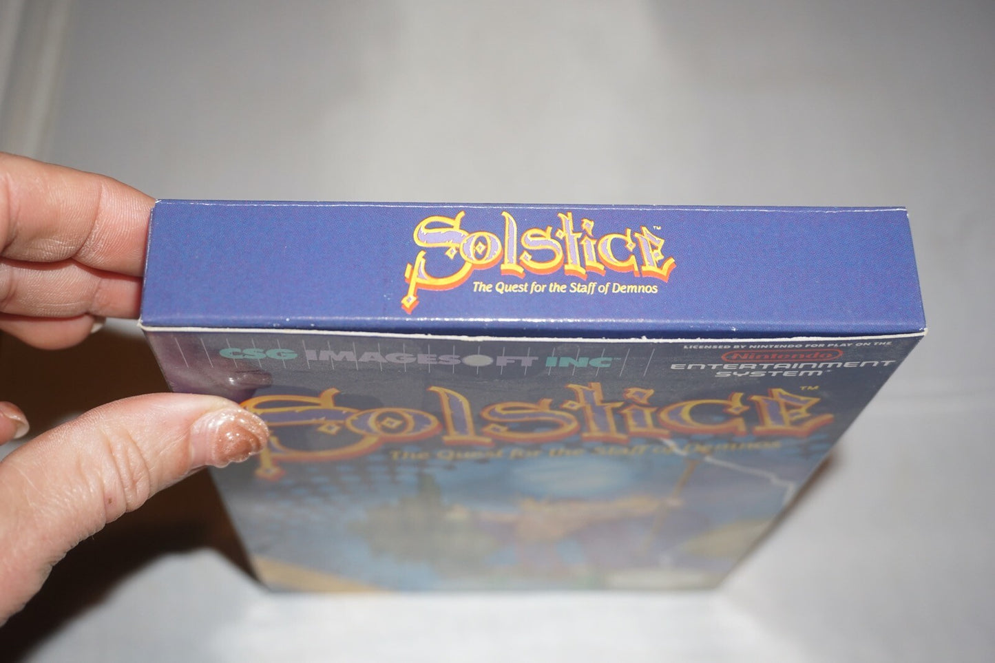 Solstice (Nintendo NES) Complete in Box CIB Near Mint #1