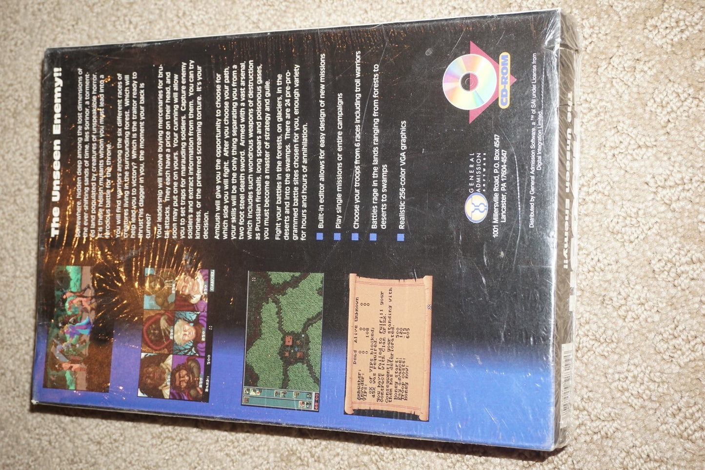 Ambush At Sorinor (PC) NEW In Box Factory Sealed