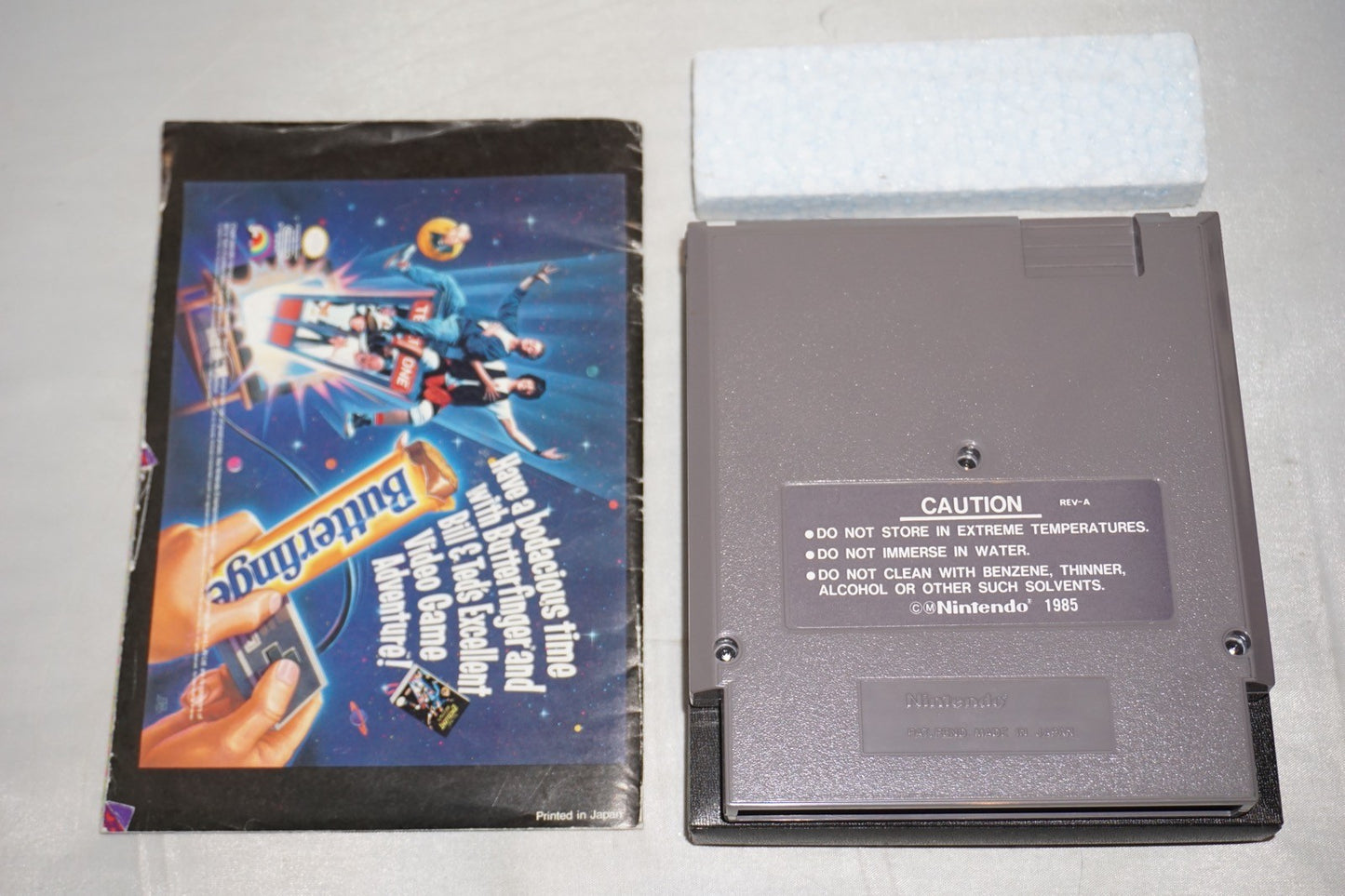 Bill & Ted's Excellent Adventure (Nintendo NES) Complete in Box CIB
