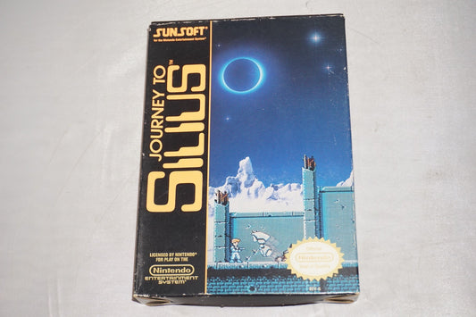 Journey To Silius (Nintendo NES) Complete in Box CIB