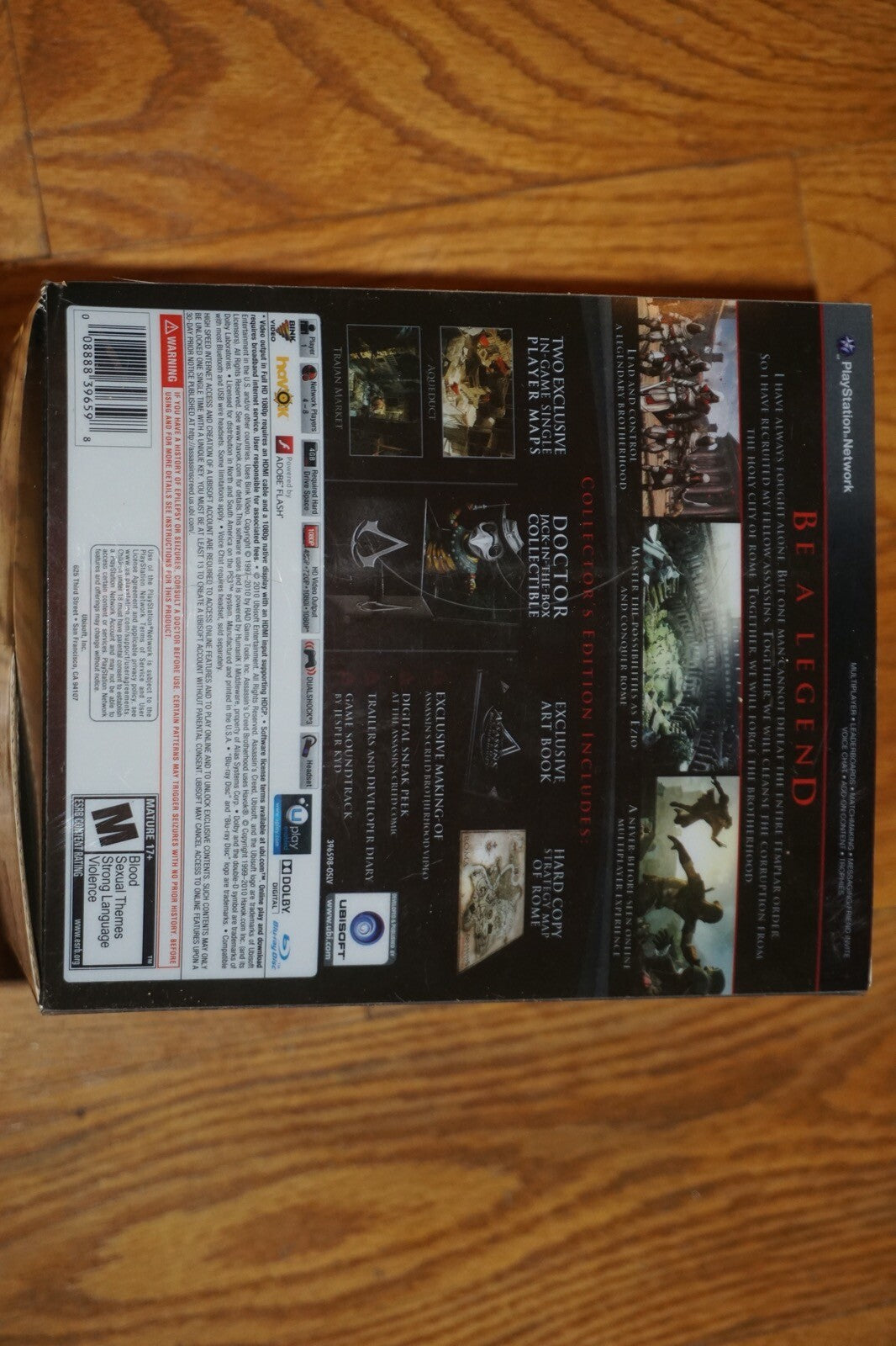 Assassin Creed Brotherhood Collector Edition Doctor (Playstation 3 ps3) NEW