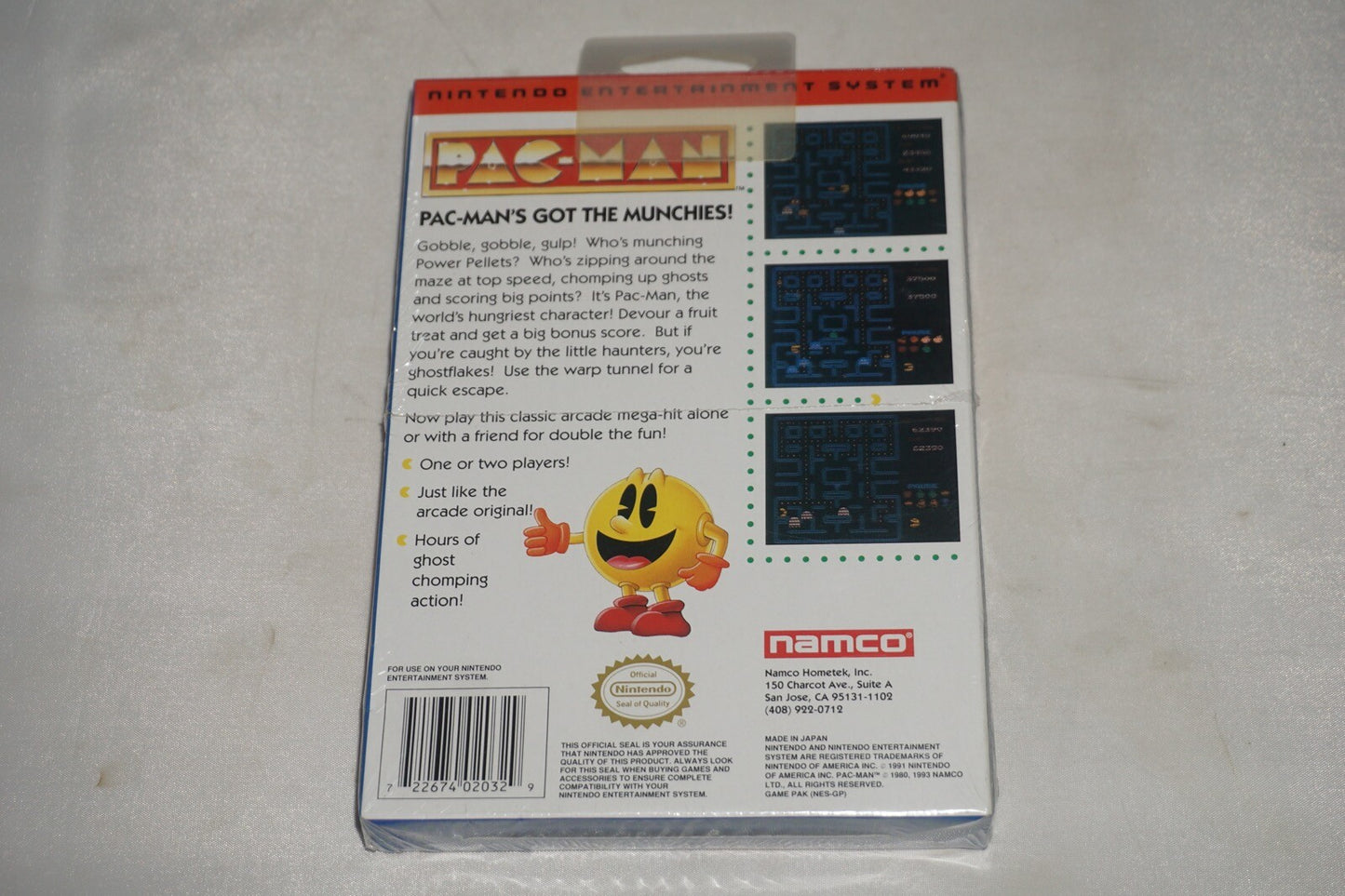 Pac Man Namco (Nintendo NES) NEW Factory Sealed
