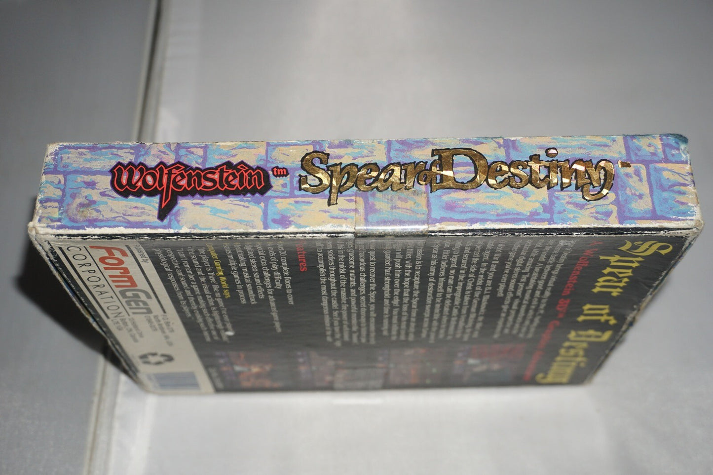 Wolfenstein Spear of Destiny (PC IBM Tandy) Complete in Box CIB