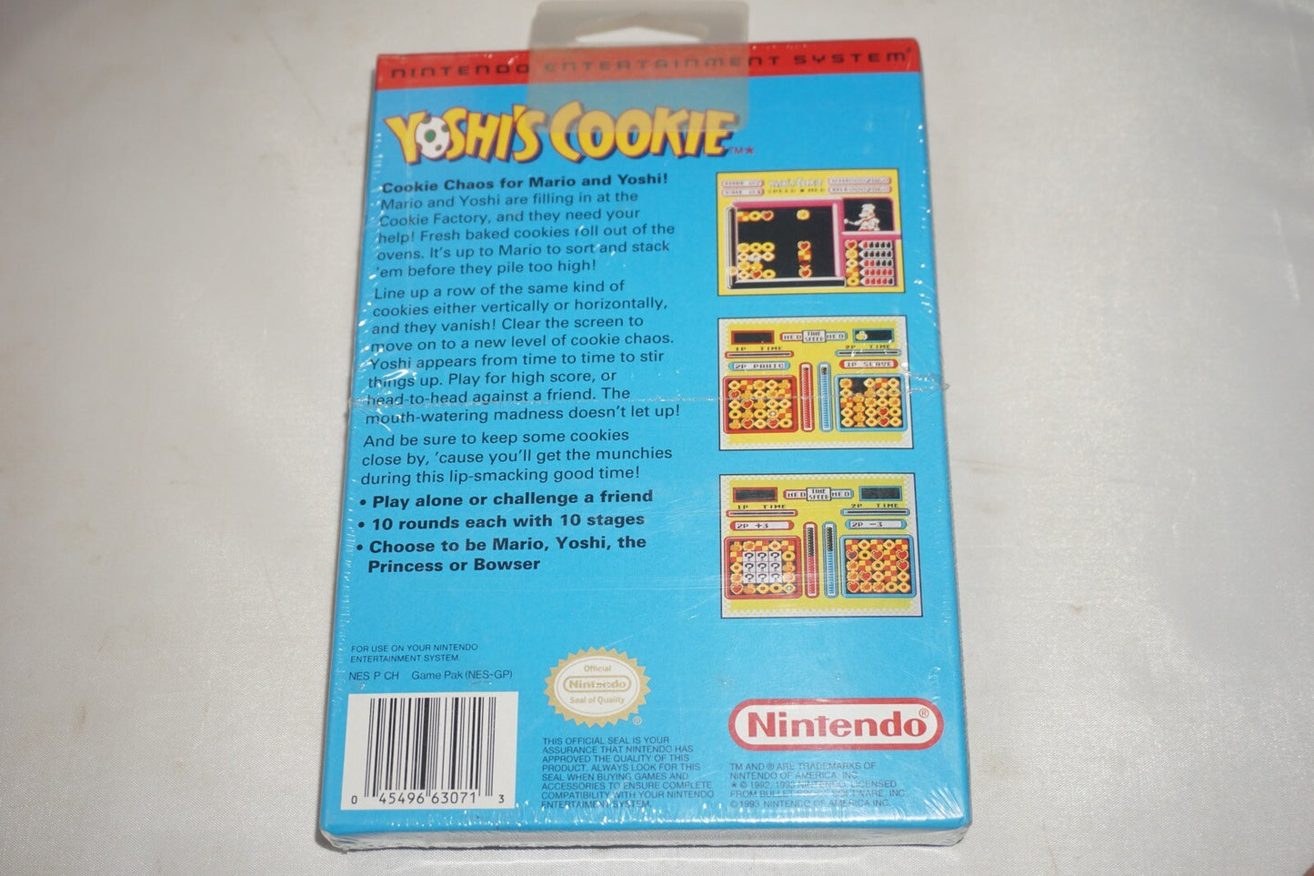 Yoshi's Cookie (Nintendo NES) NEW Factory Sealed