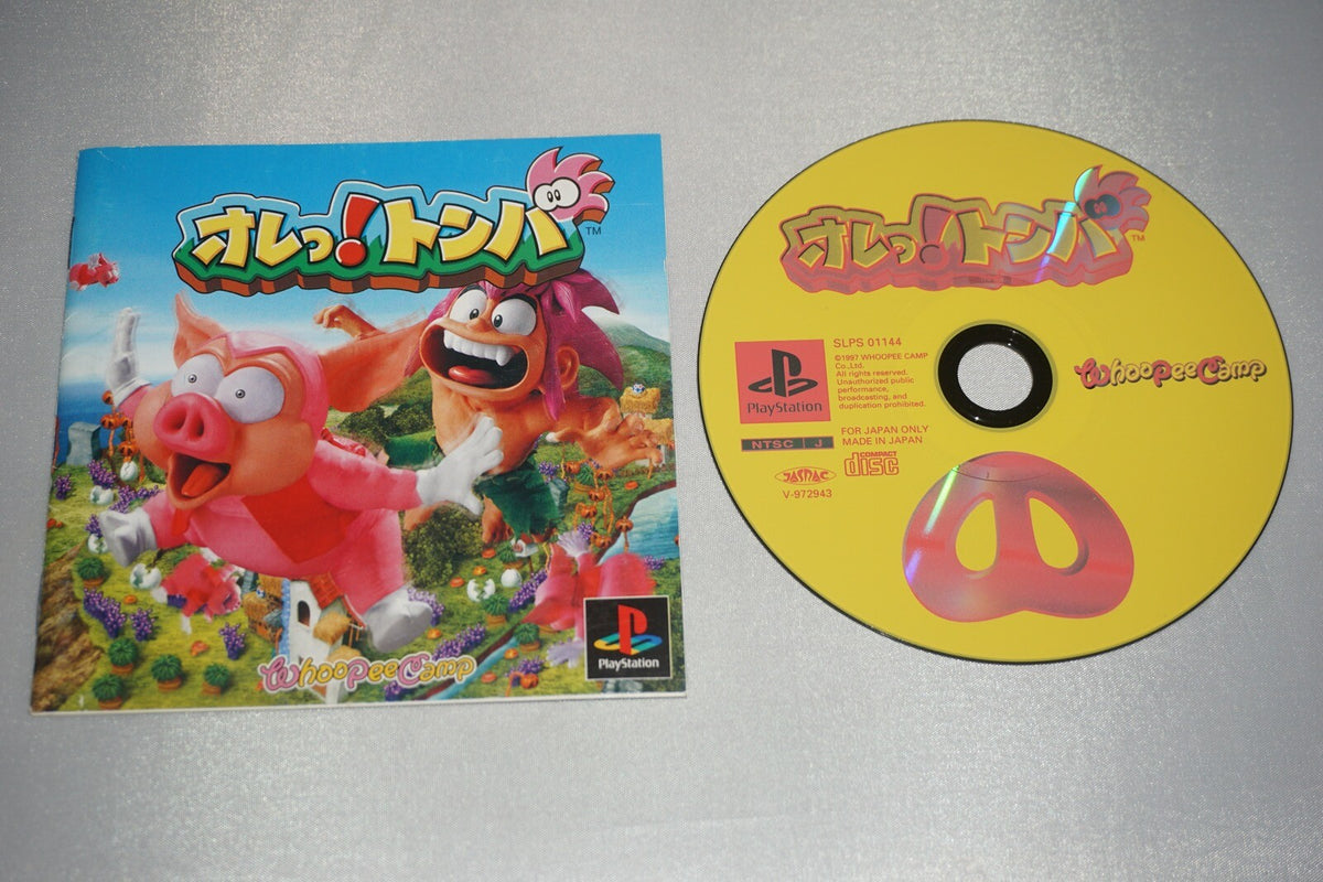 Tomba Ore (Sony Playstation 1 ps1) w/ Manual JAPAN