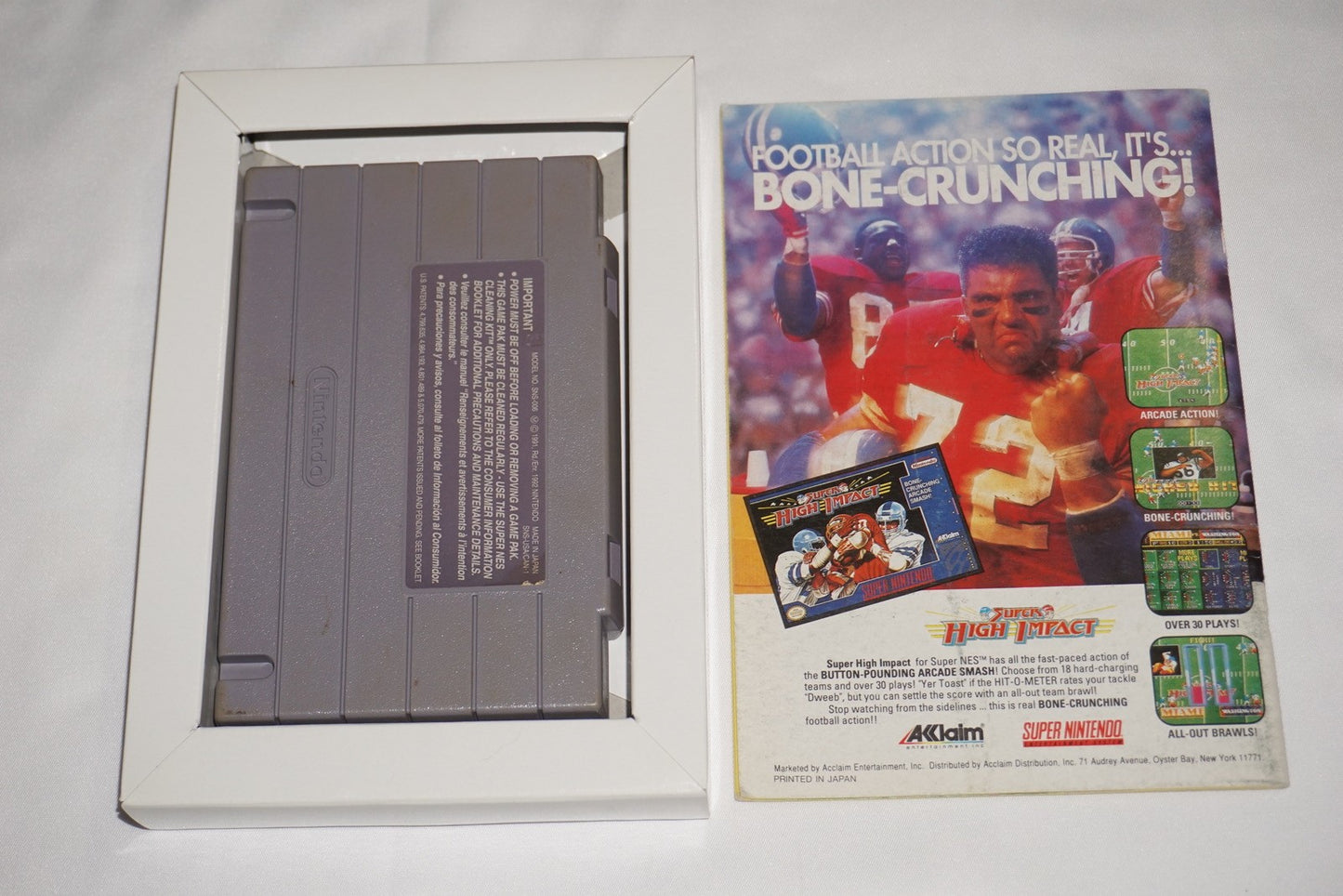 WWF Royal Rumble WWE (Super Nintendo SNES) Complete in Box CIB
