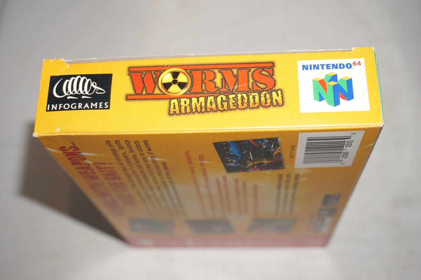 Worms Armageddon (Nintendo 64 N64) with Box No Manual
