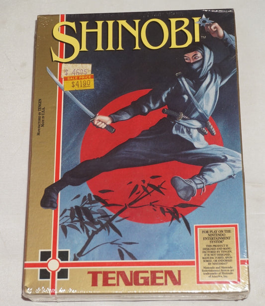Shinobi (Nintendo NES) NEW Factory Sealed