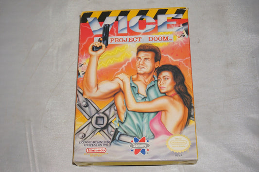 Vice Project Doom (Nintendo NES) Complete in Box w/ Reg Card CIB