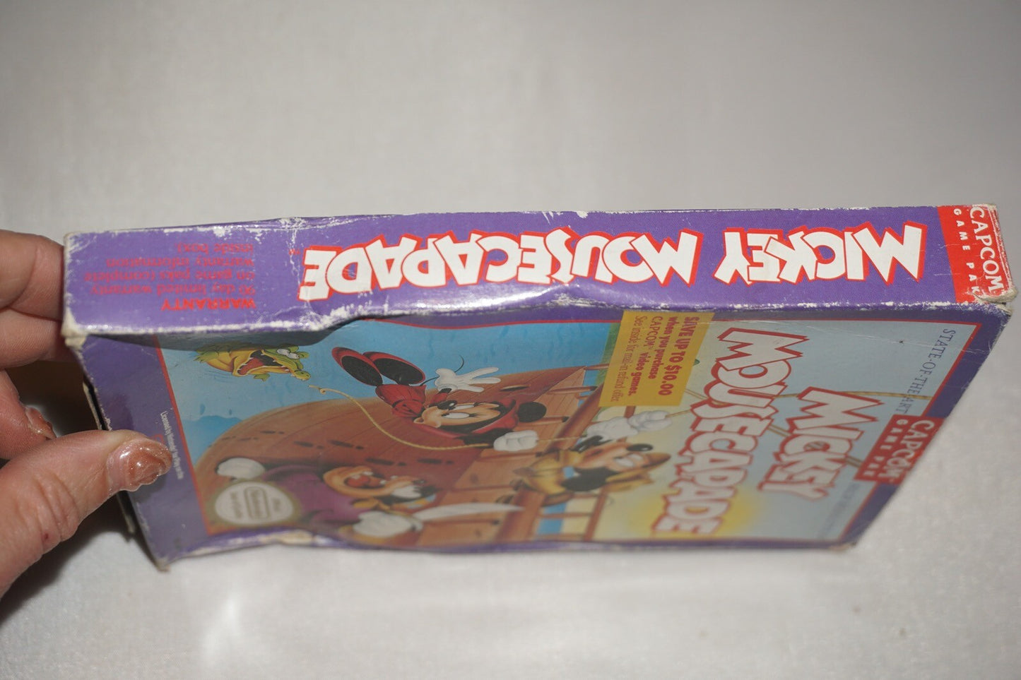 Mickey Mousecapade Oval (Nintendo NES) Complete in Box CIB #2