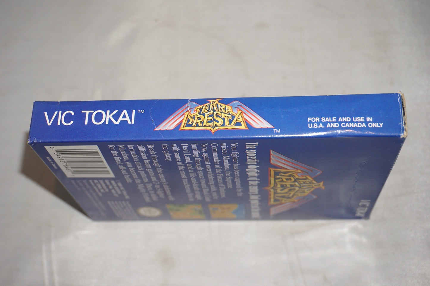 Terra Cresta (Nintendo NES) Complete in Box CIB