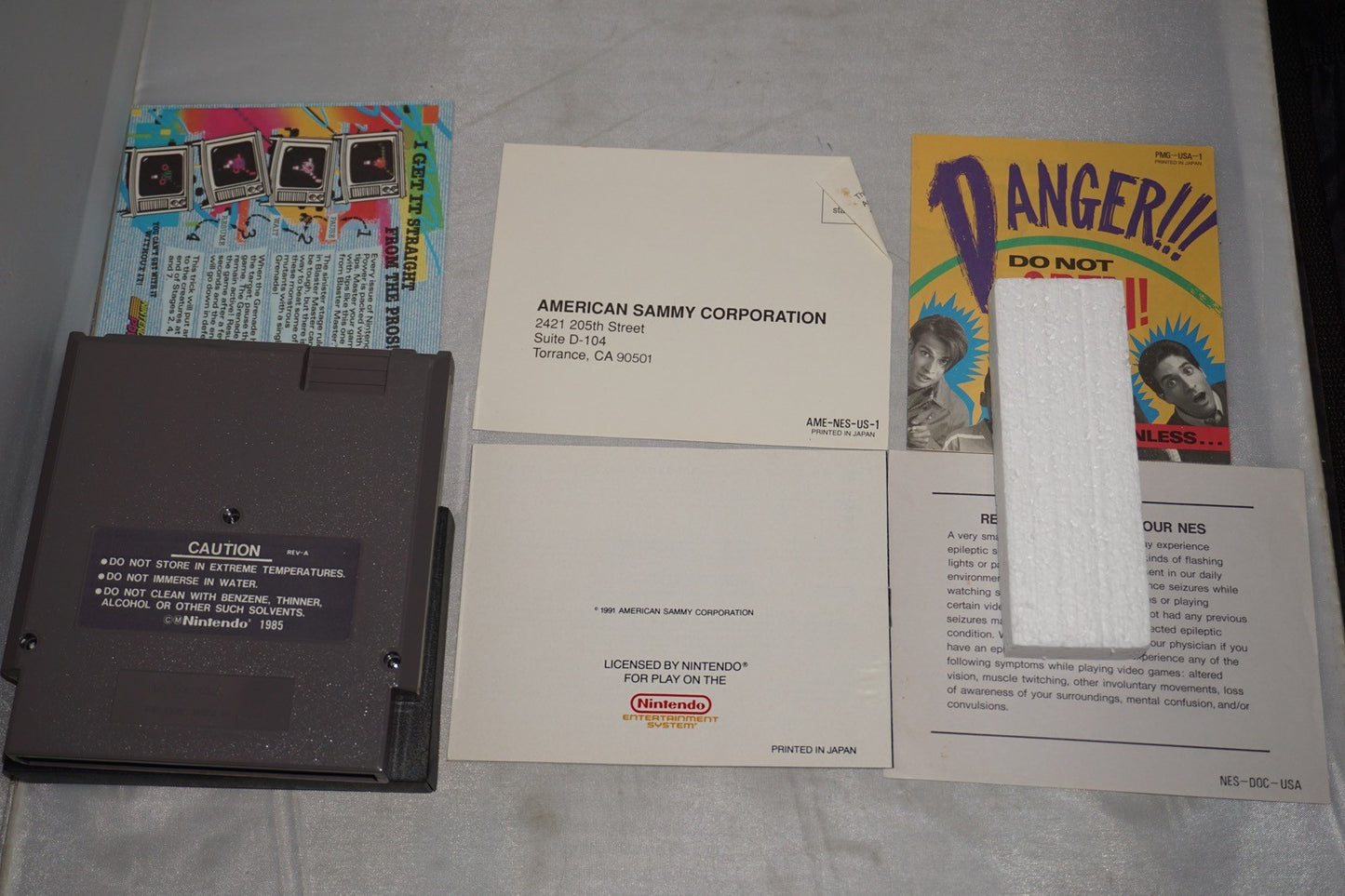 Vice Project Doom (Nintendo NES) Complete in Box w/ Reg Card CIB