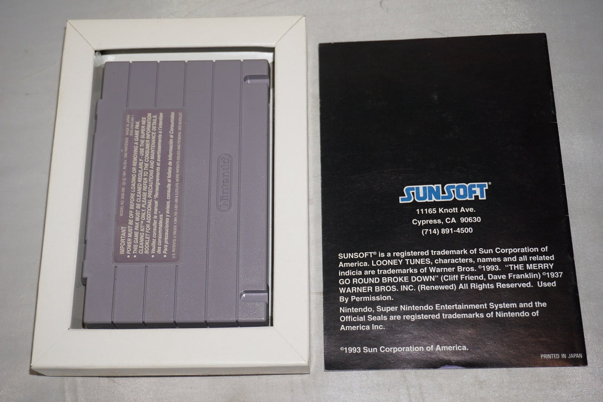 Daffy Duck The Marvin Missions (Super Nintendo SNES) Complete in Box CIB