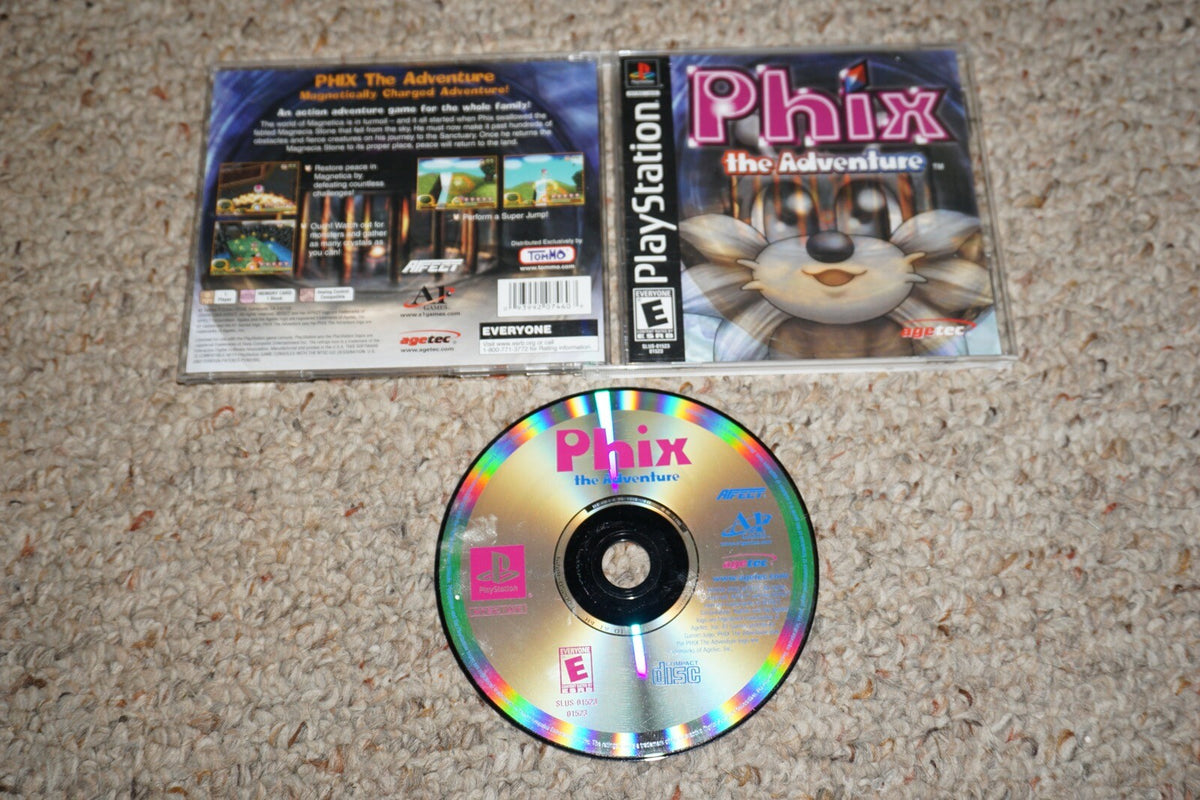 Phix The Adventure (Sony Playstation 1 ps1) Complete