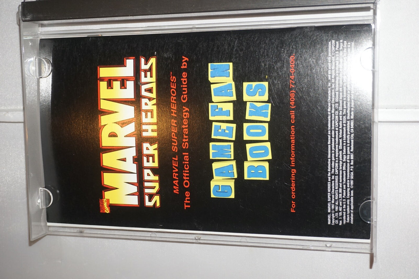 Marvel Super Heroes (Sega Saturn) Complete w/ Reg Card