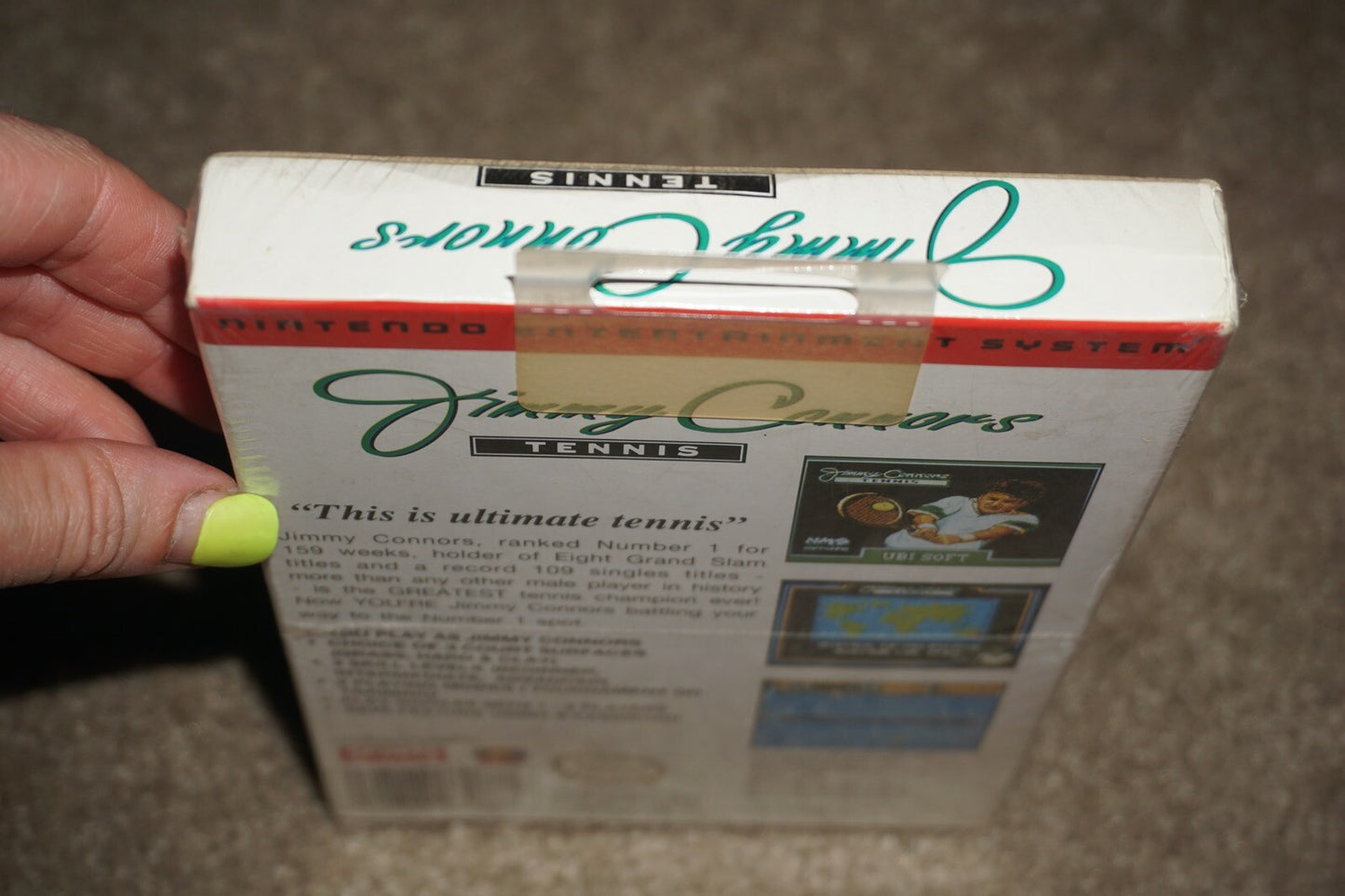 Jimmy Connors Tennis (Nintendo NES) NEW Factory Sealed