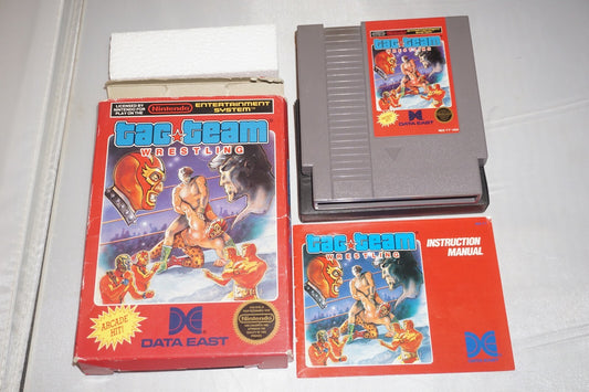 Tag Team Wrestling HANGTAB (Nintendo NES) Complete in Box CIB #2