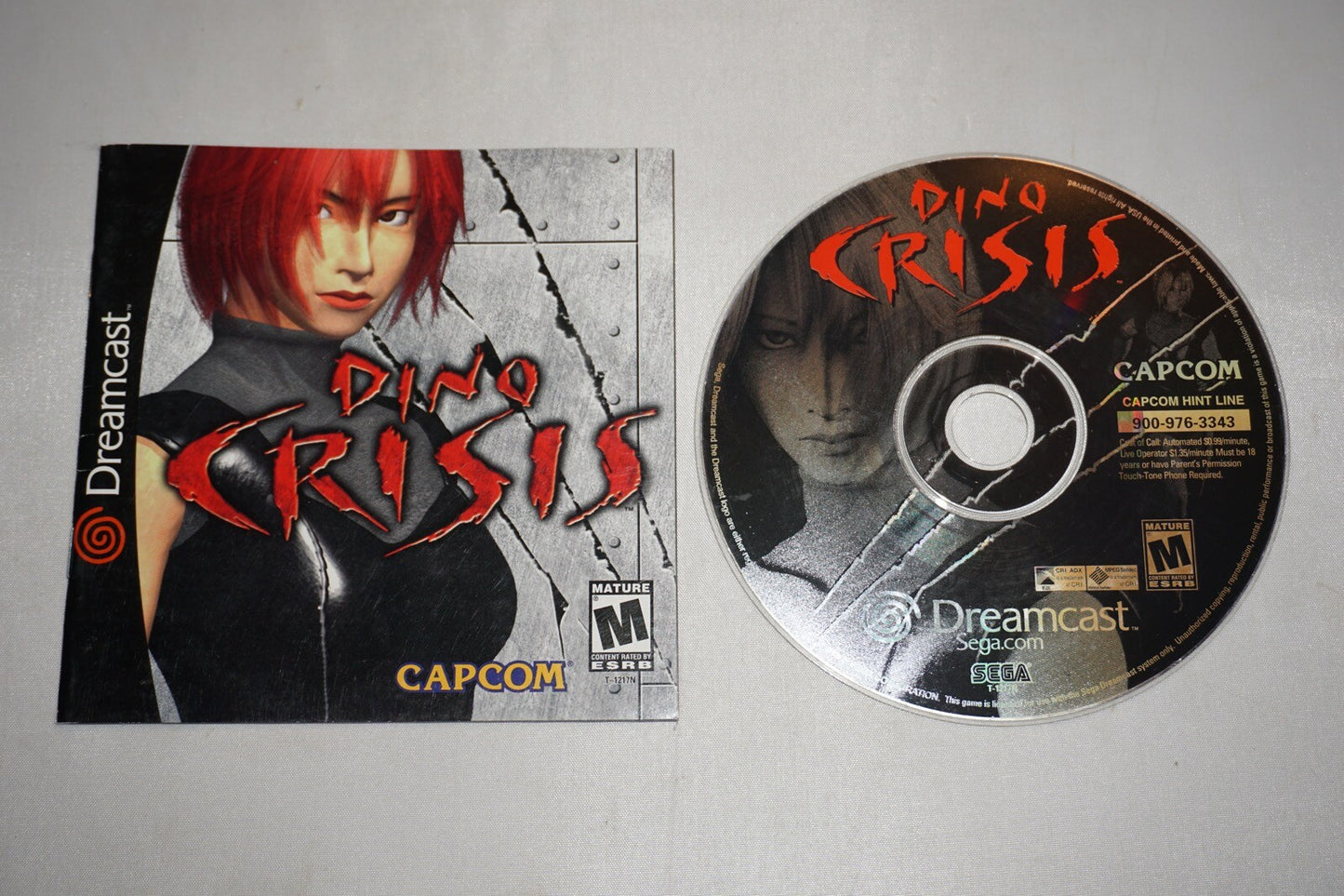 Dino Crisis (Sega Dreamcast) w/ Manual Tested