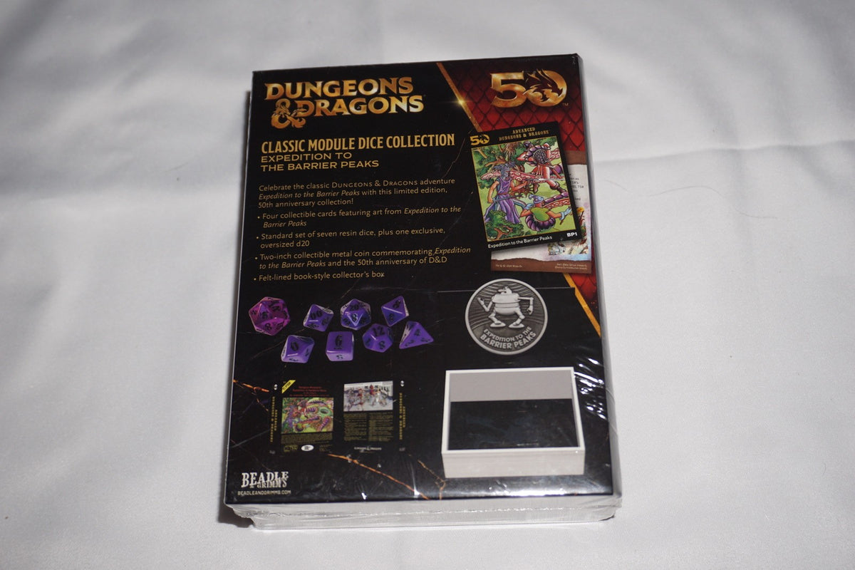 Expedition To Barrier Peaks S3 Classic Module Dice Collection D&D NEW