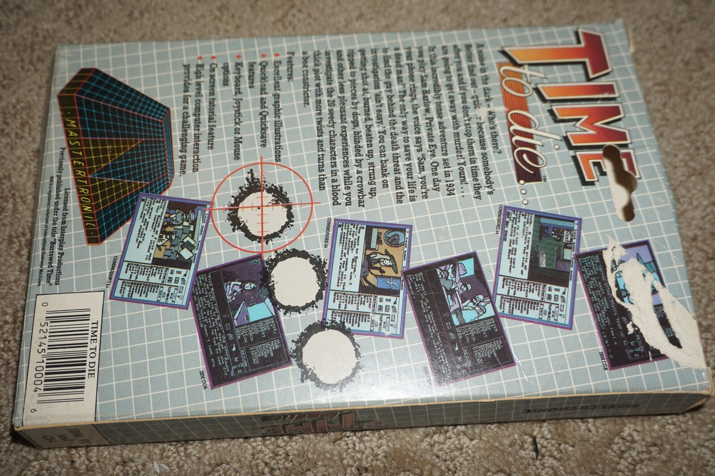Time To Die (Commodore 64 128) Complete in Box