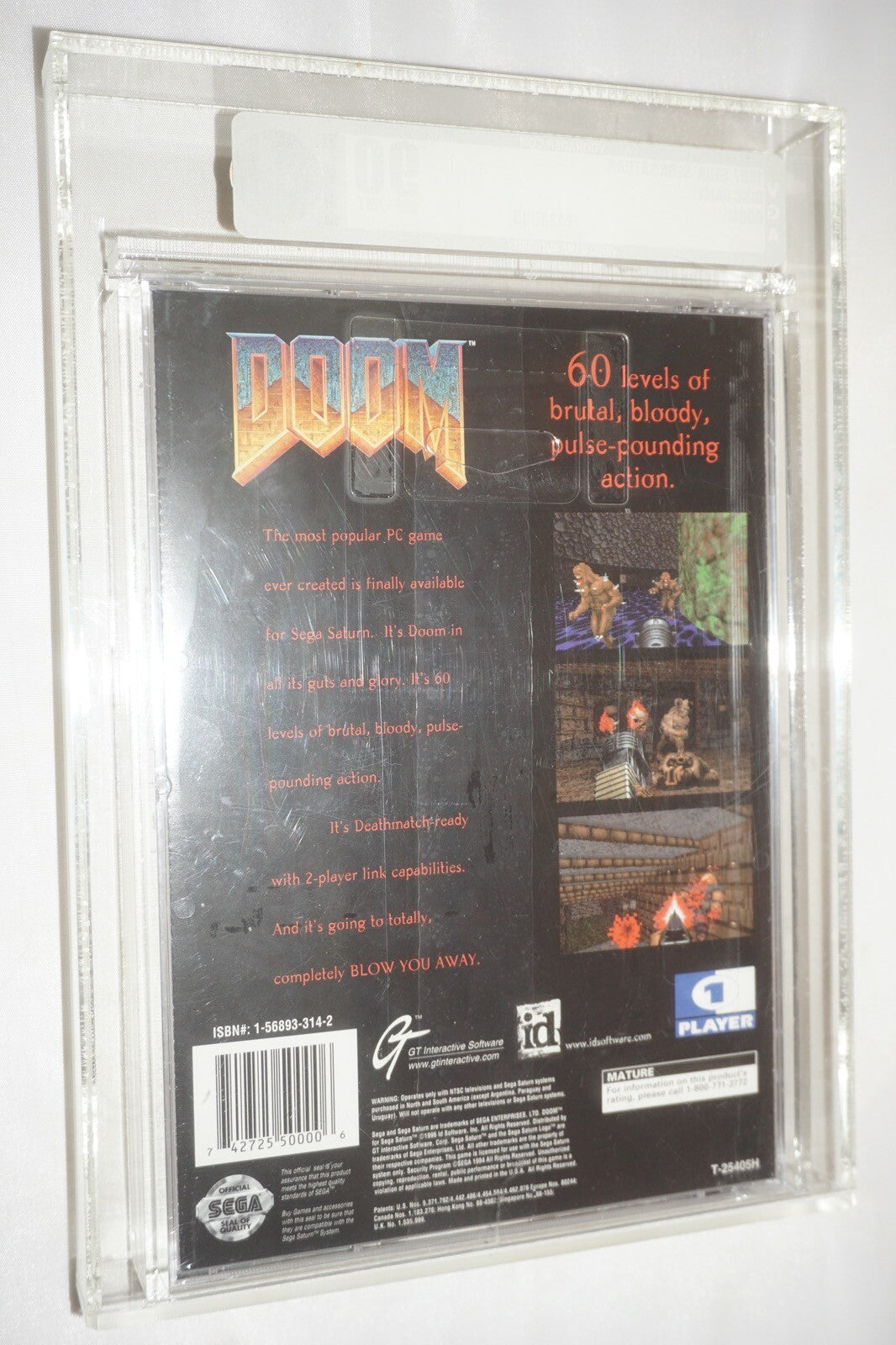 Doom (Sega Saturn) NEW Sealed VGA 90