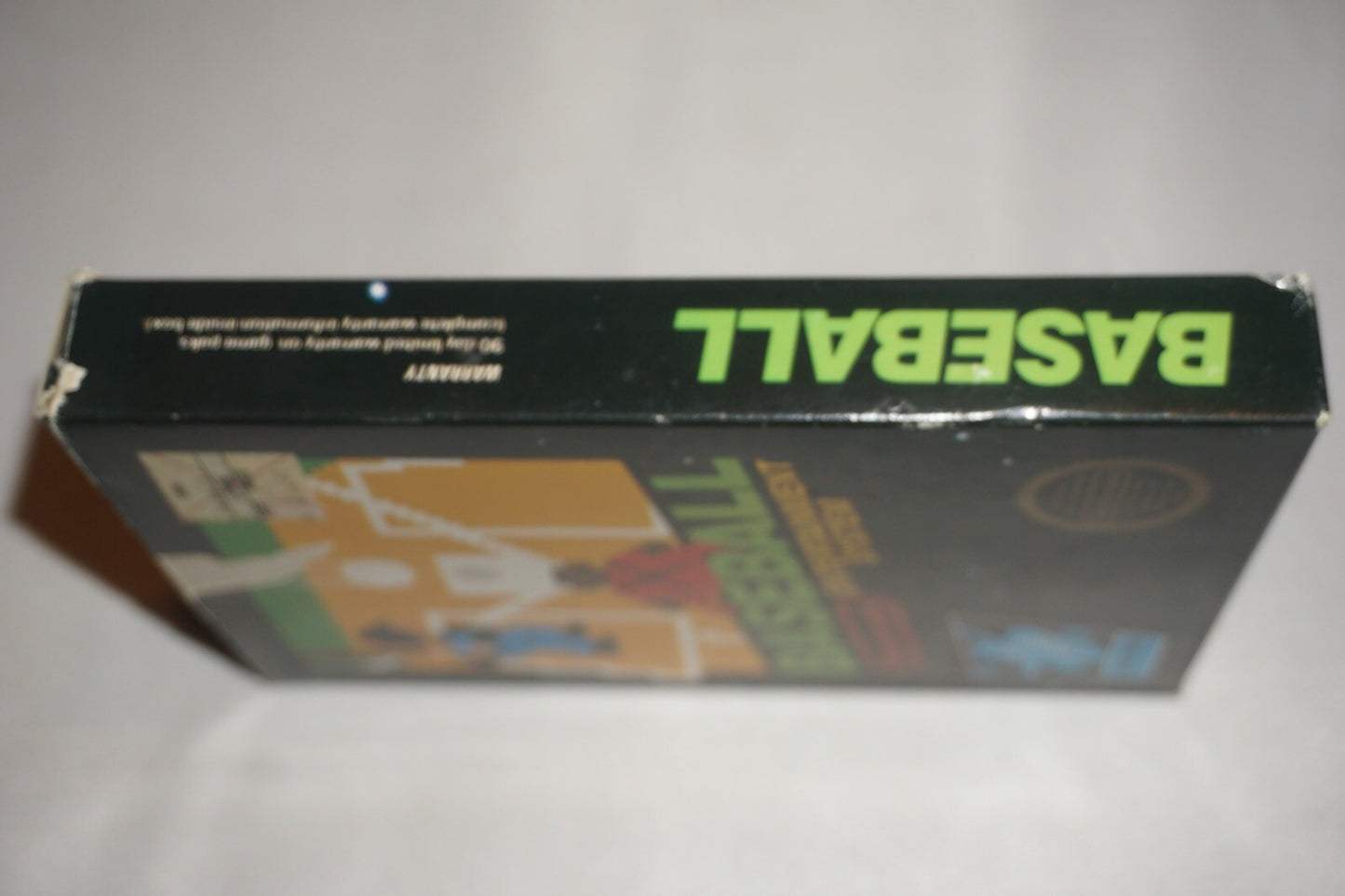 Baseball HANGTAB Sticker (Nintendo NES) Complete in Box CIB #1