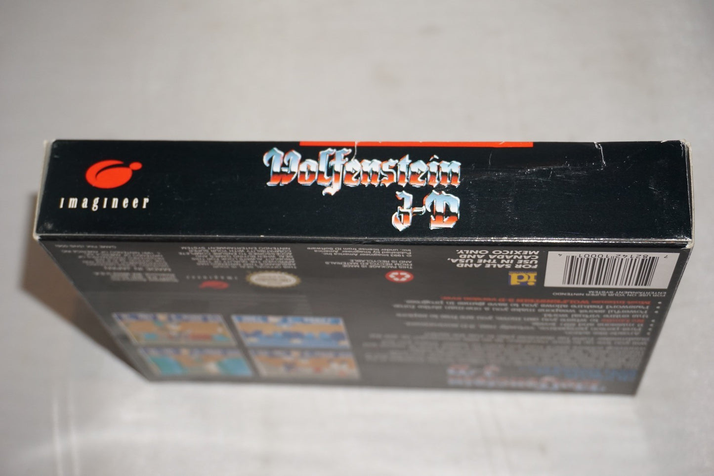 Wolfenstein 3d (Super Nintendo SNES) Complete in Box CIB