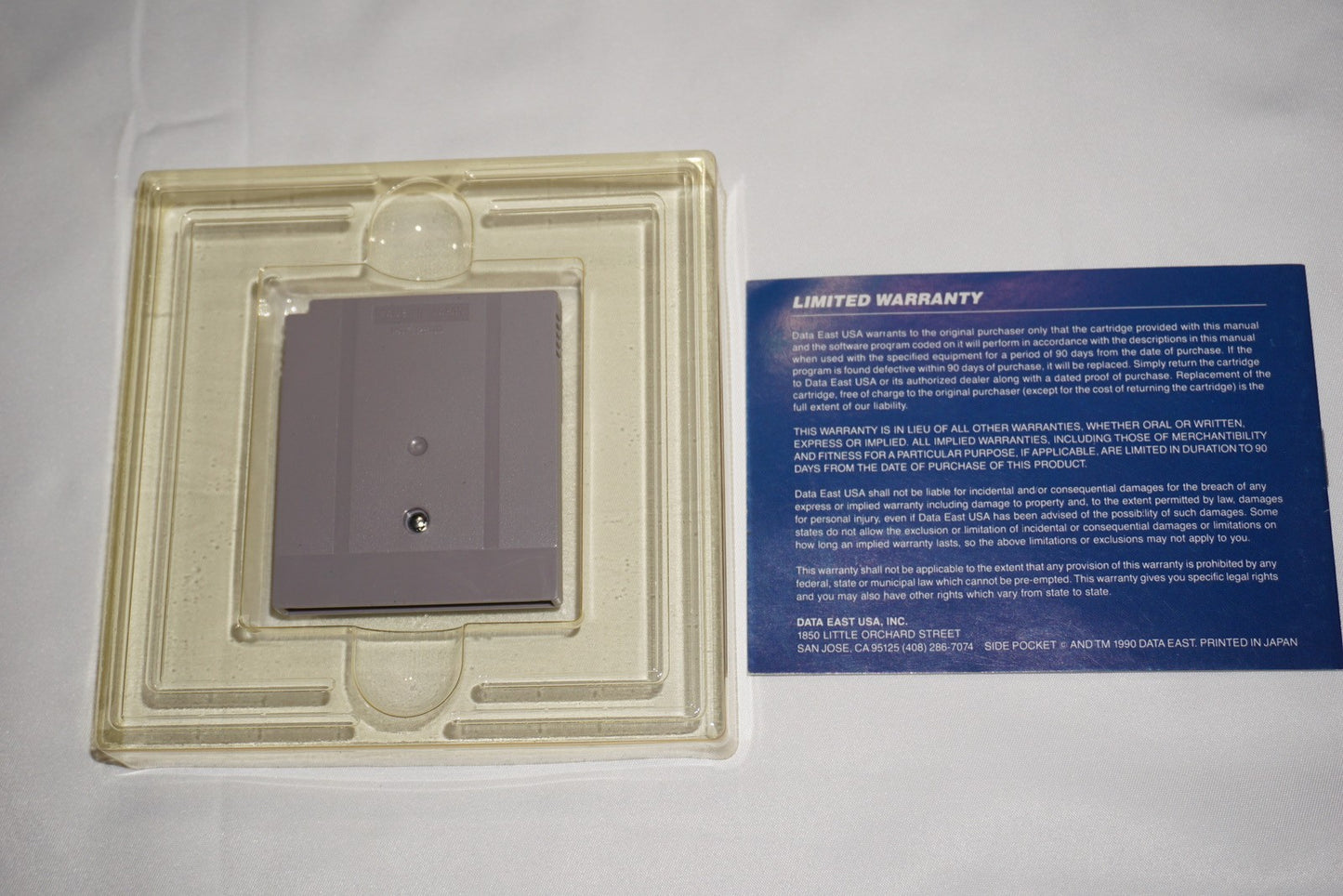 Side Pocket (Nintendo Game Boy Gameboy) Complete in Box CIB