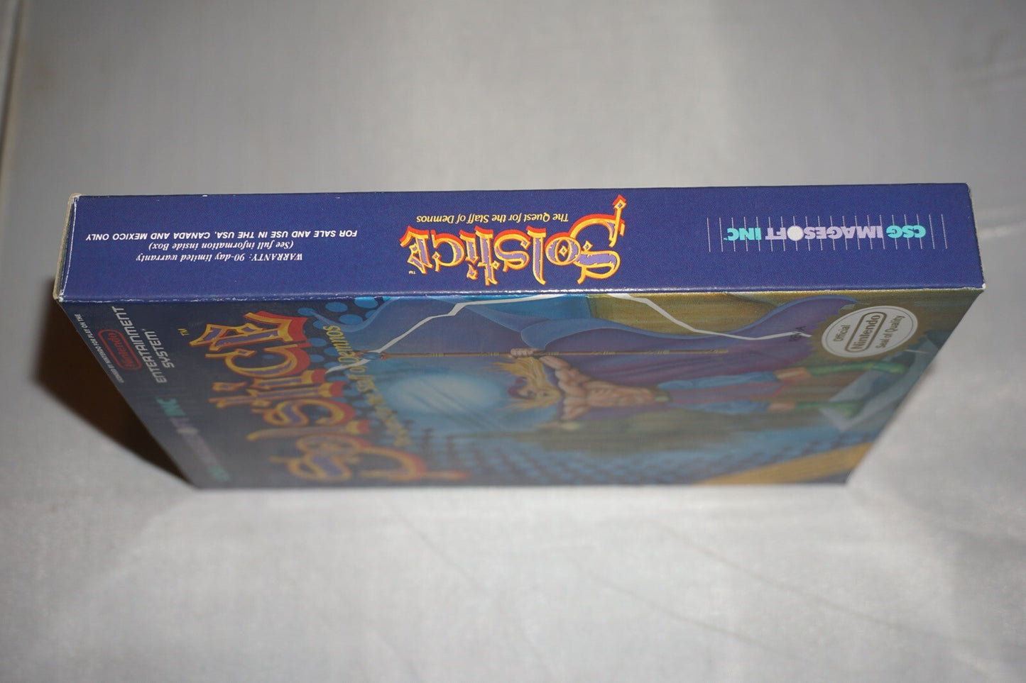 Solstice (Nintendo NES) Complete in Box CIB Near Mint #1