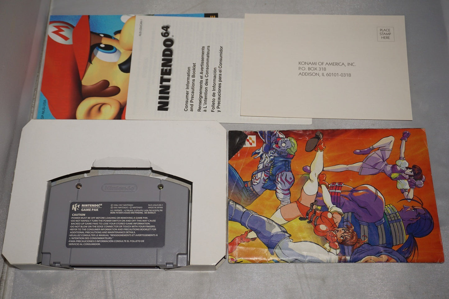 Deadly Arts (Nintendo 64 N64) Complete in Box w/ Reg Card CIB