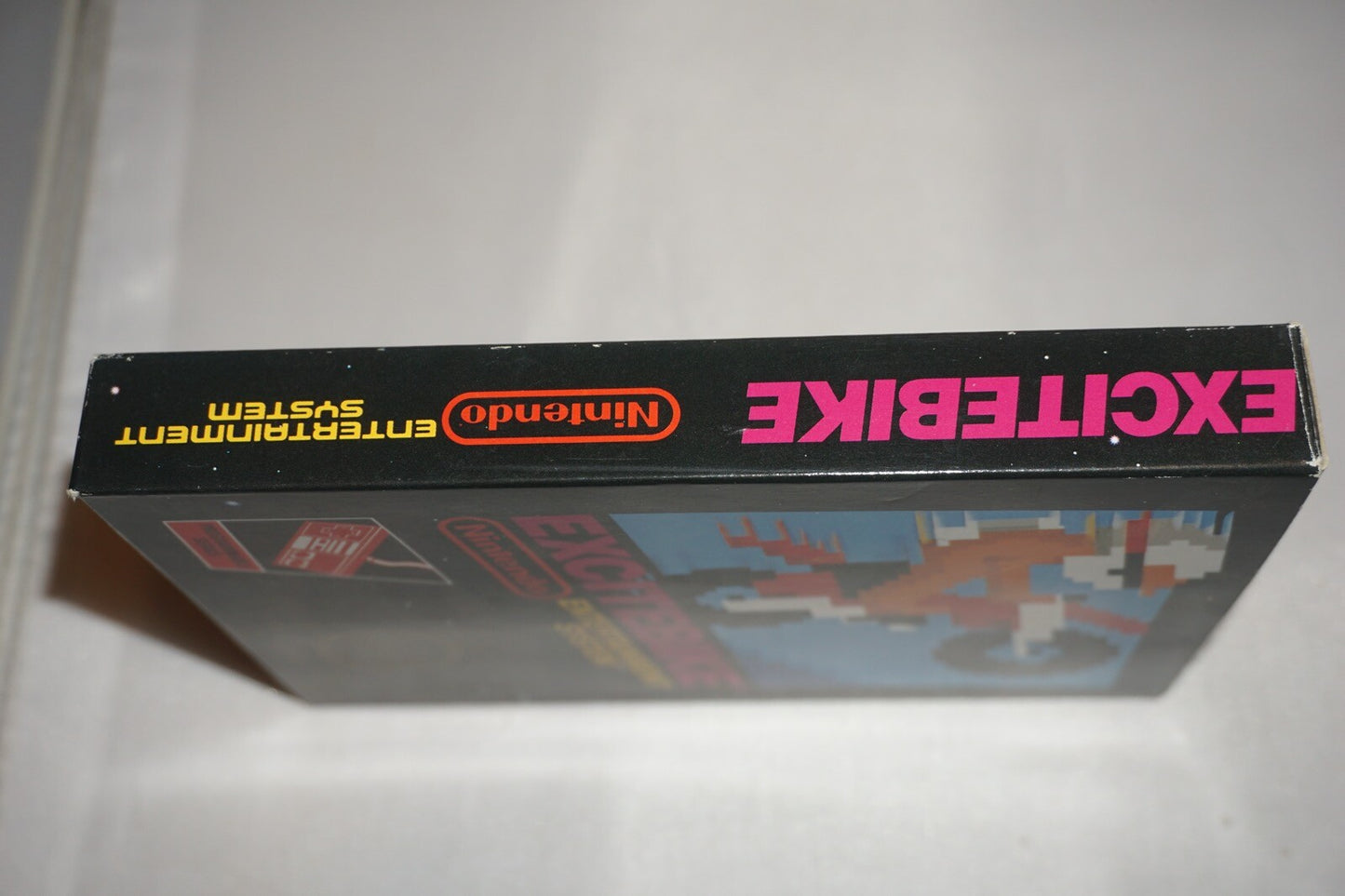Excitebike HANGTAB Rev A (Nintendo NES) Complete in Box CIB #1