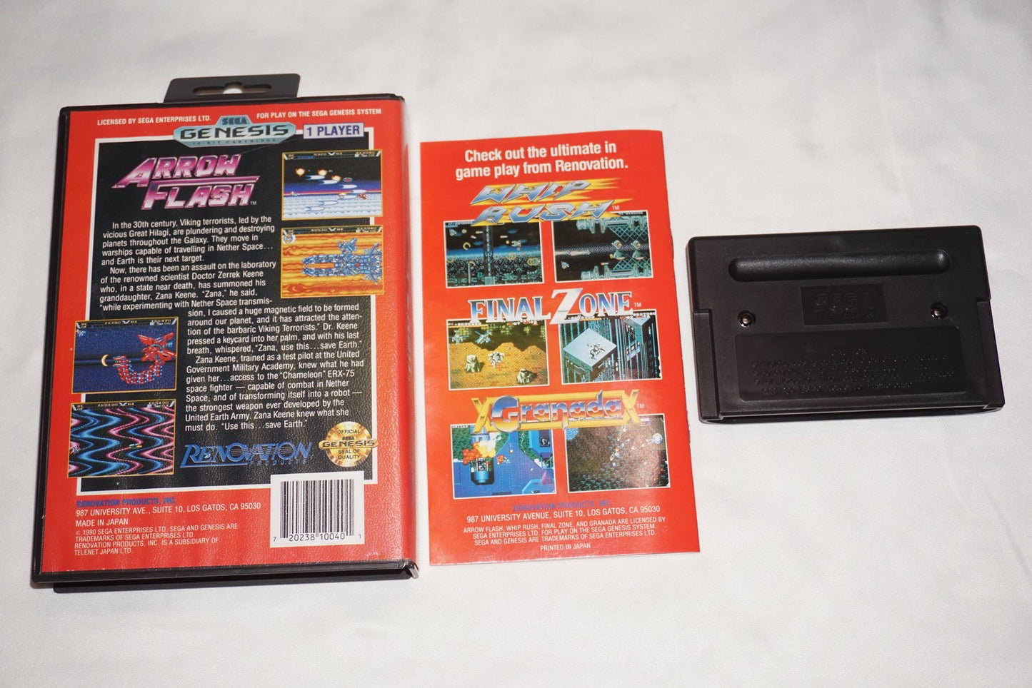 Arrow Flash (Sega Genesis) Complete