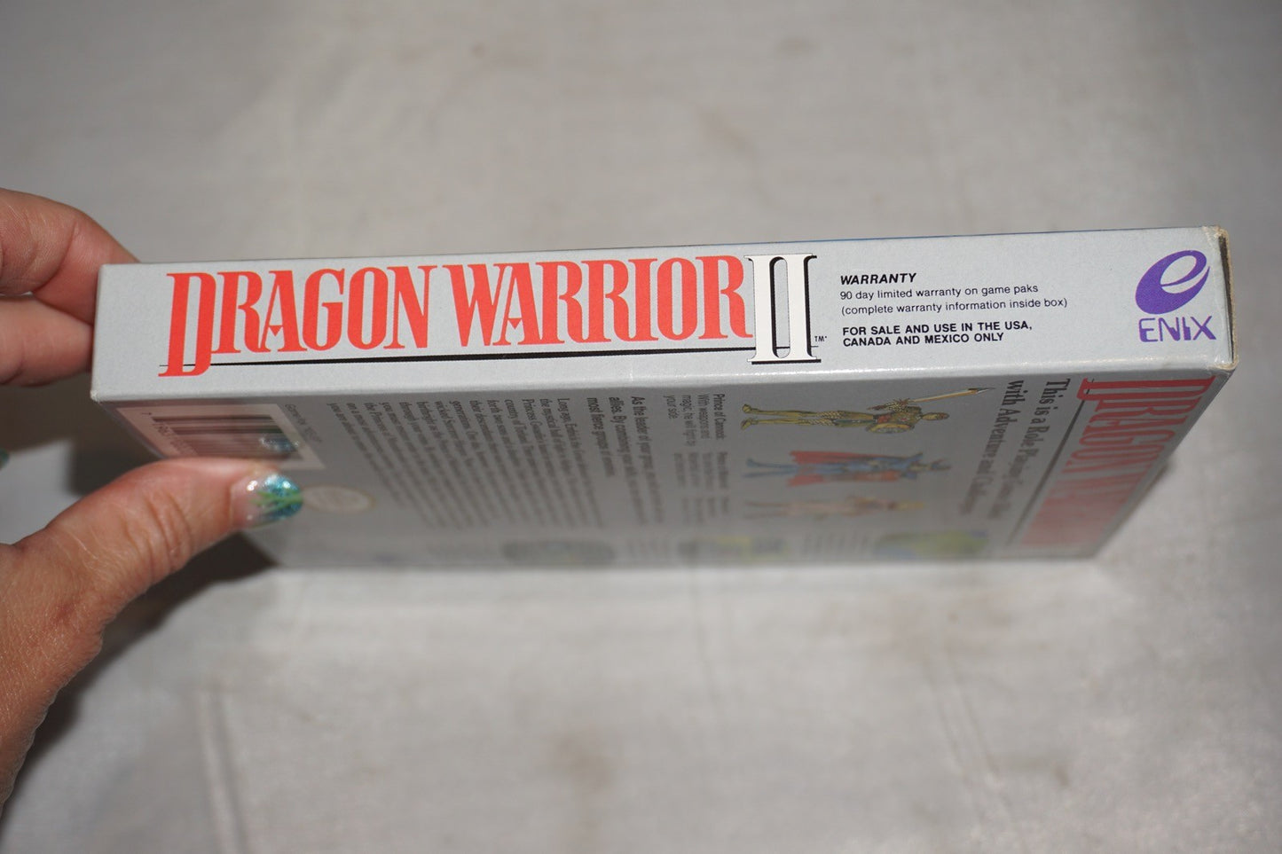 Dragon Warrior II 2 (Nintendo NES) Complete in Box CIB