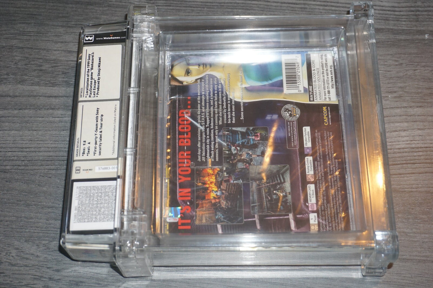 Resident Evil 3 Nemesis (Playstation 1 ps1) Wata 9.8 A NEW Factory Sealed