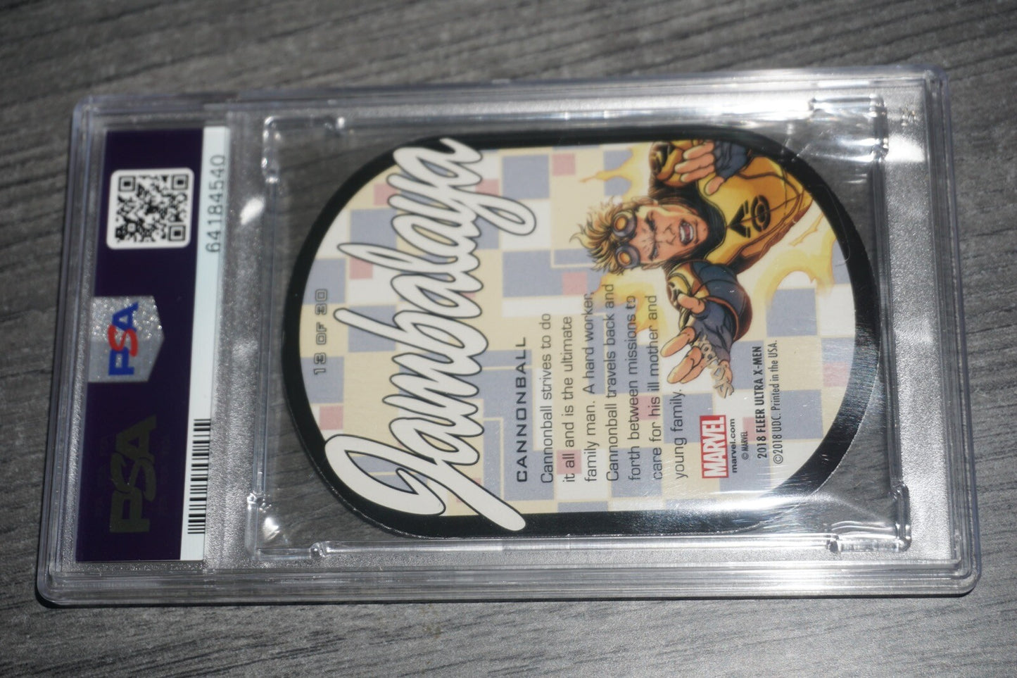 Cannonball 2018 Fleer Ultra X-Men Jambalaya #13 Mint Psa 9