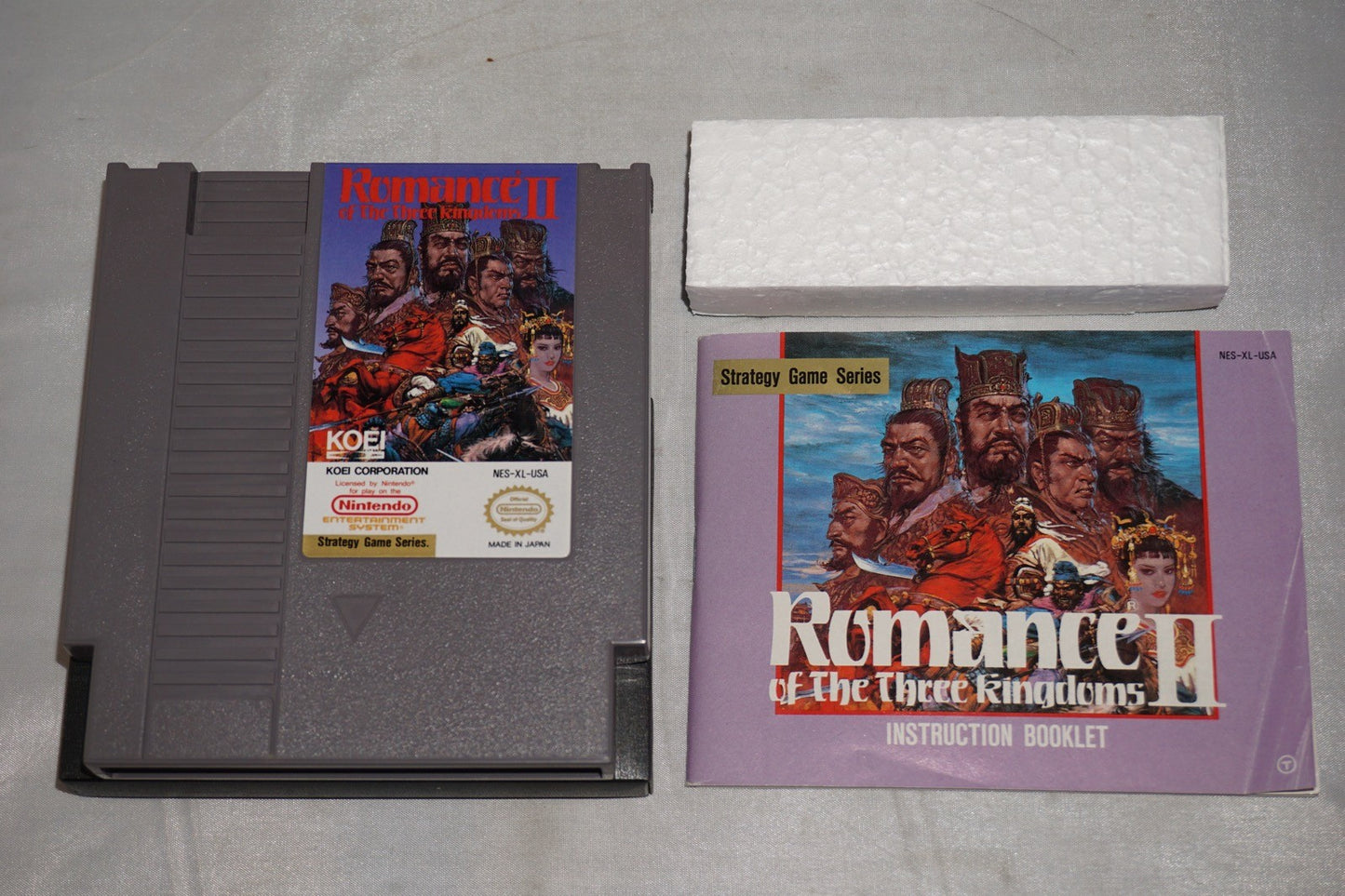 Romance of the Three Kingdoms II 2 (Nintendo NES) Complete in Box CIB