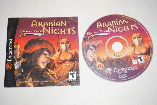 Prince of Persia Arabian Nights (Sega Dreamcast) with Manual Tested
