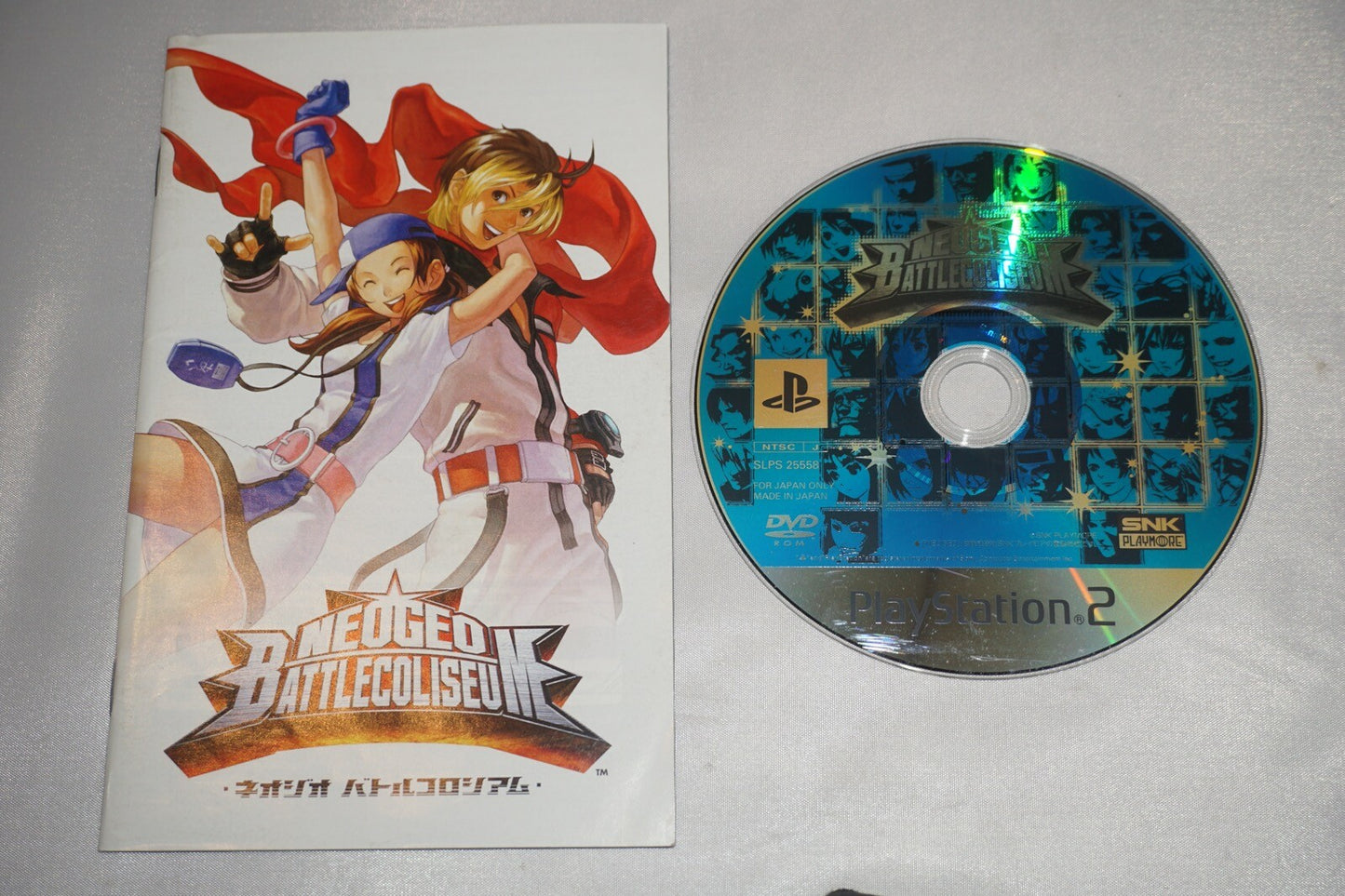 Neo Geo Battlecoliseum (Sony Playstation 2 ps2) w/ Manual JAPAN
