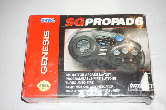 SG Pro Pad 6 Controller (Sega Genesis) New Sealed Interact