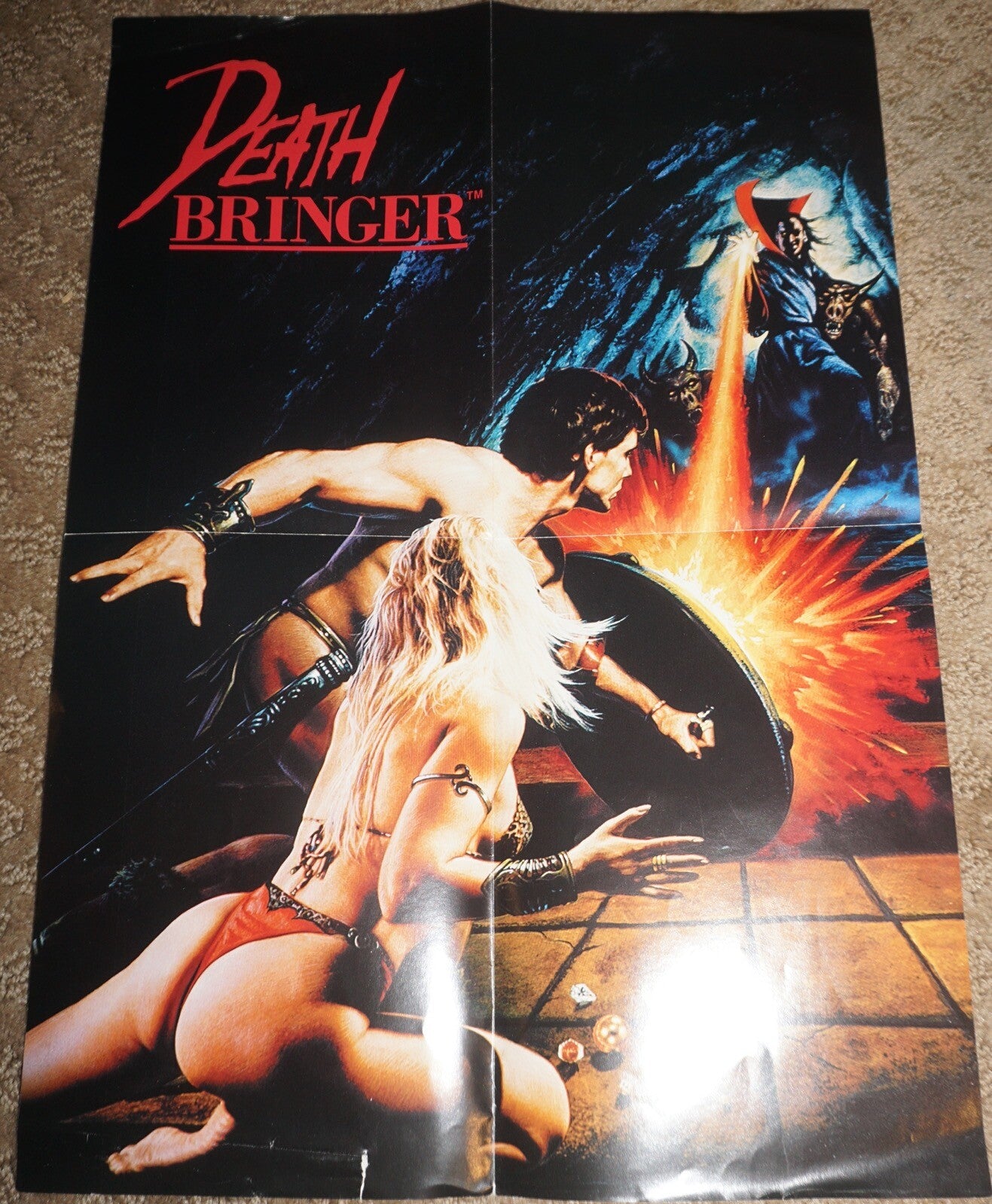 Death Bringer (Atari 520ST 1040ST PC) Complete w/ Poster