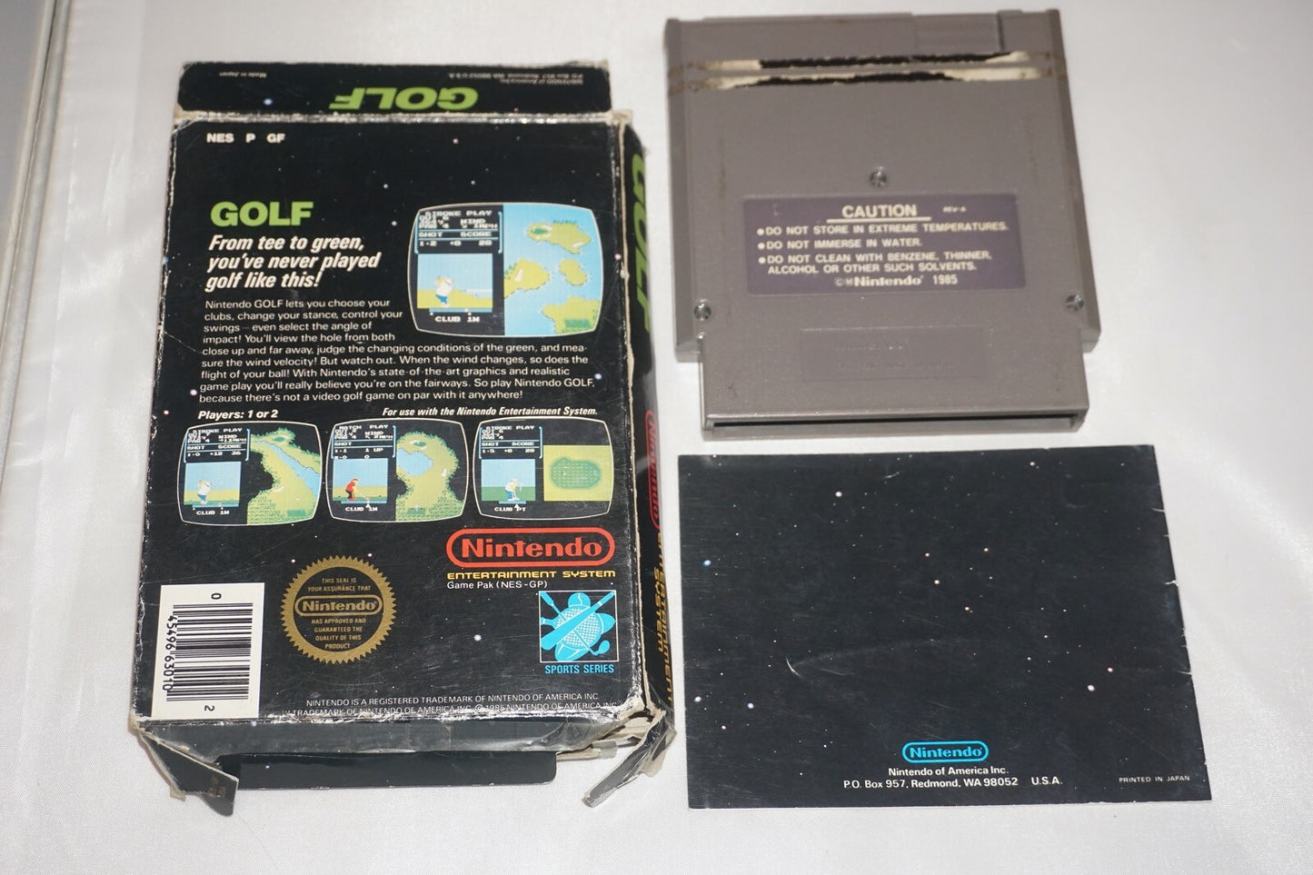 Golf (Nintendo NES) Complete in Box CIB #11