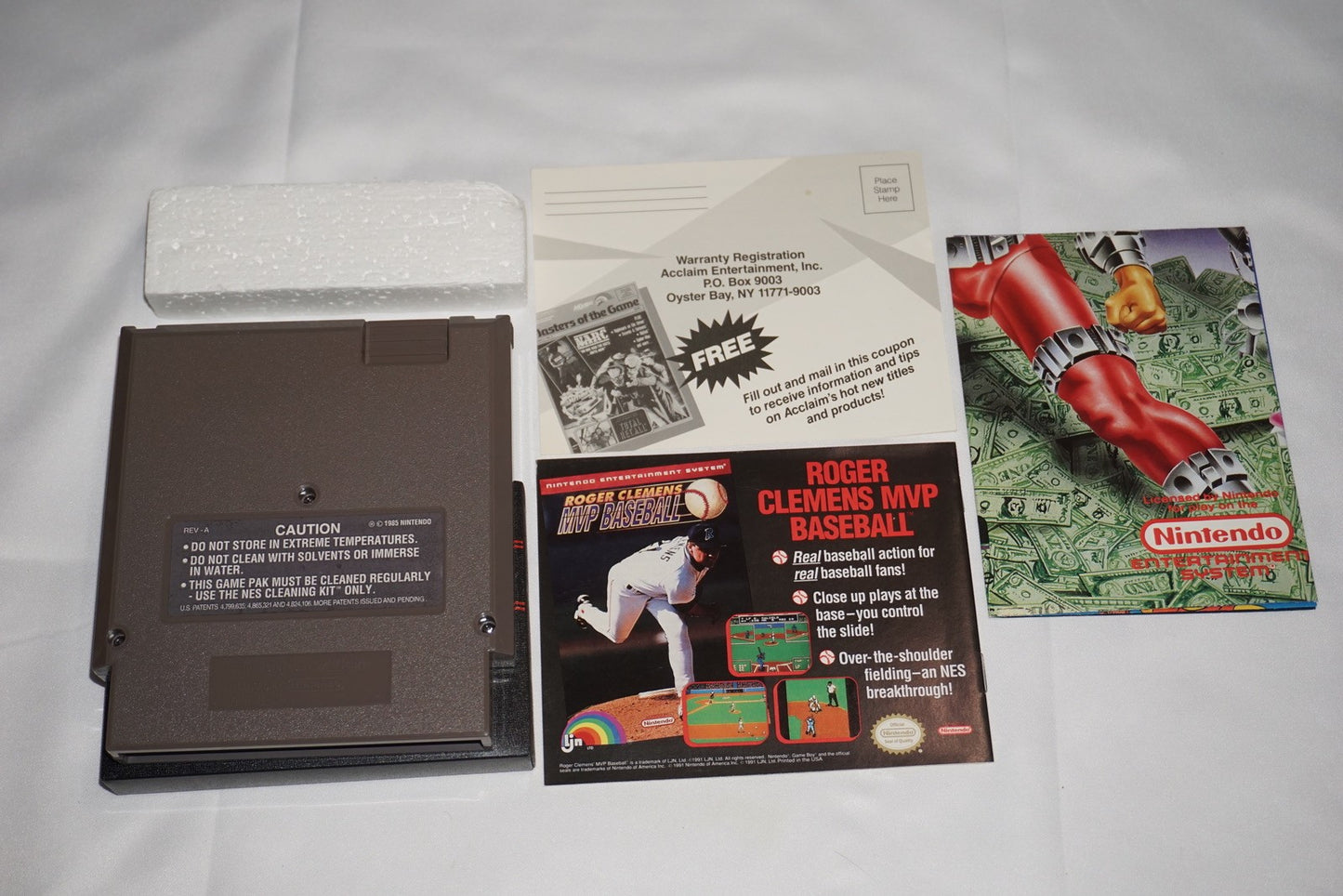 Smash Tv T.V (Nintendo NES) Complete in Box w/ Reg Poster CIB