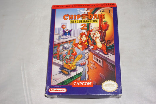 Chip 'n Dale Rescue Rangers 2 (Nintendo NES) Complete in Box CIB