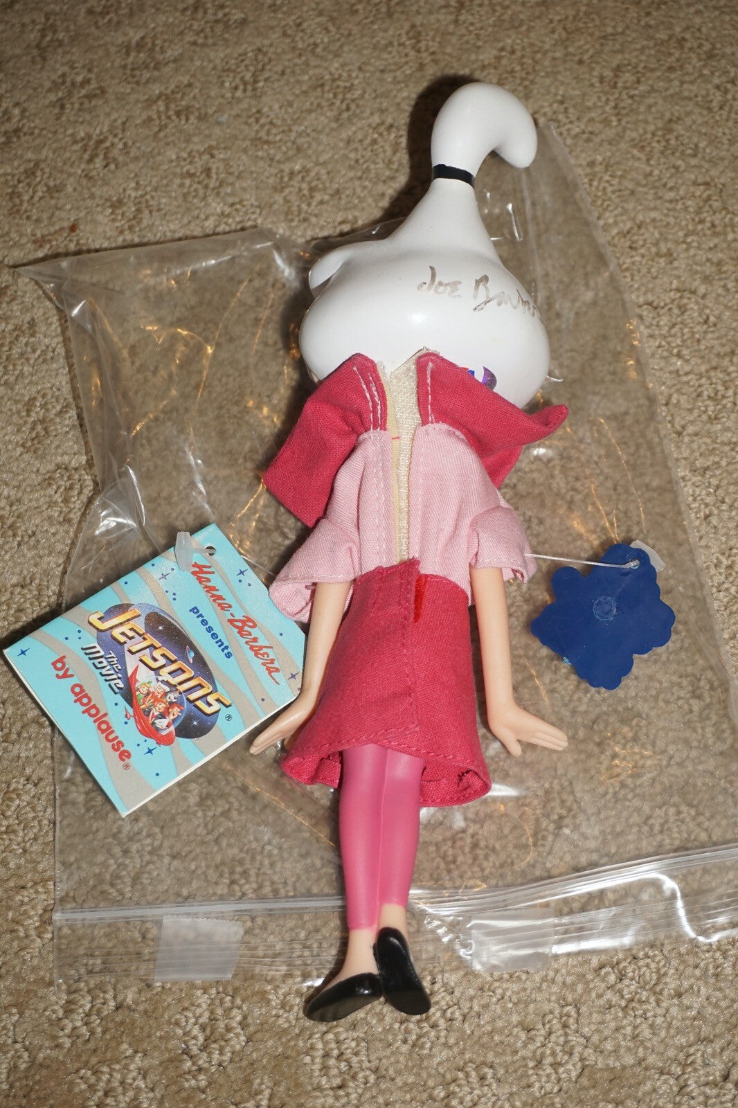 1962 Applause Hanna Barbera The Jetsons PVC Figure Lot of 4 SIGNED Autograph