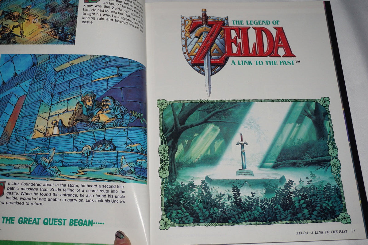 Legend of Zelda A Link To The Past Player's Strategy Guide SNES w/ Chart